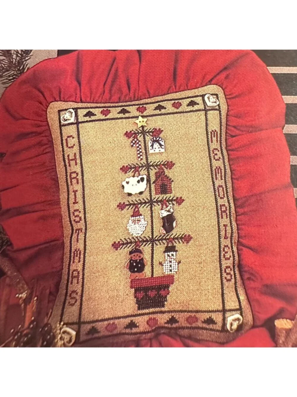 Country Christmas Cross-Stitch Pattern Book By Mill Hill